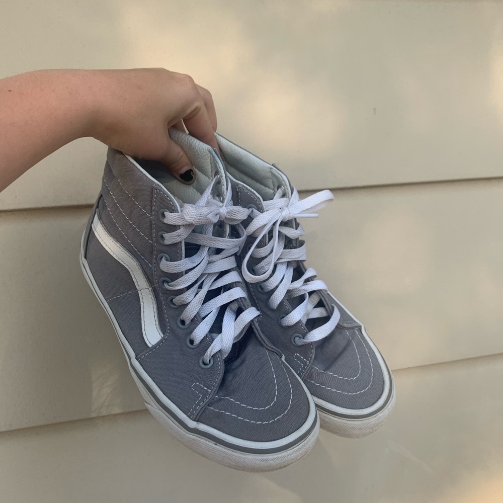 Gray Hi-Top Vans